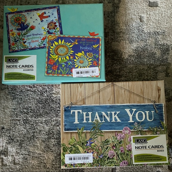 LANG by Designs note card with envelope sets Thank You cards Blank cards - Picture 2 of 6